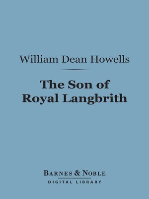 cover image of The Son of Royal Langbrith (Barnes & Noble Digital Library)